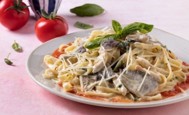 Tagliatelle Pollo E Fungi